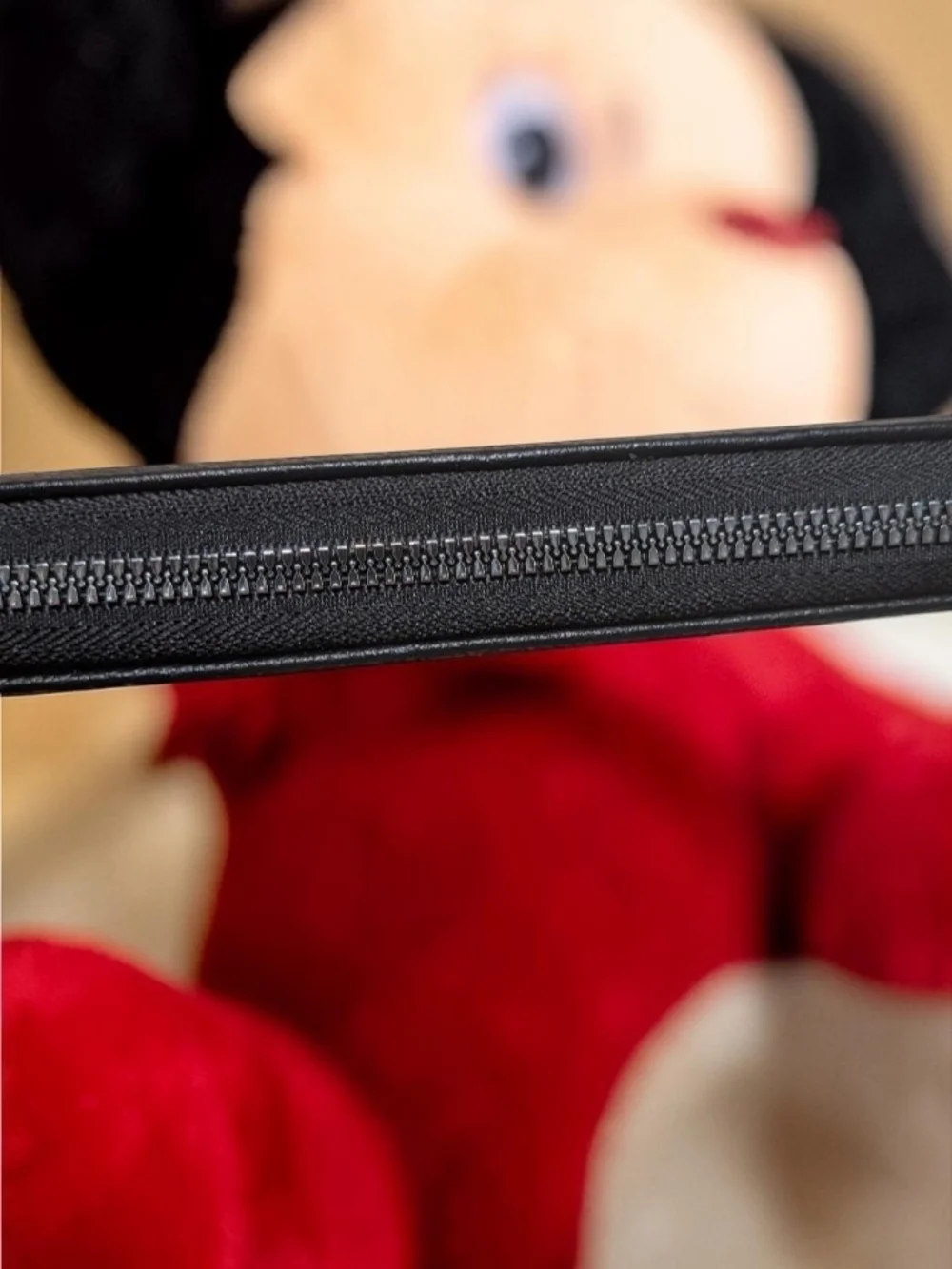 NWT Disney Mickey Mouse Black Wallet with Holographic Ears